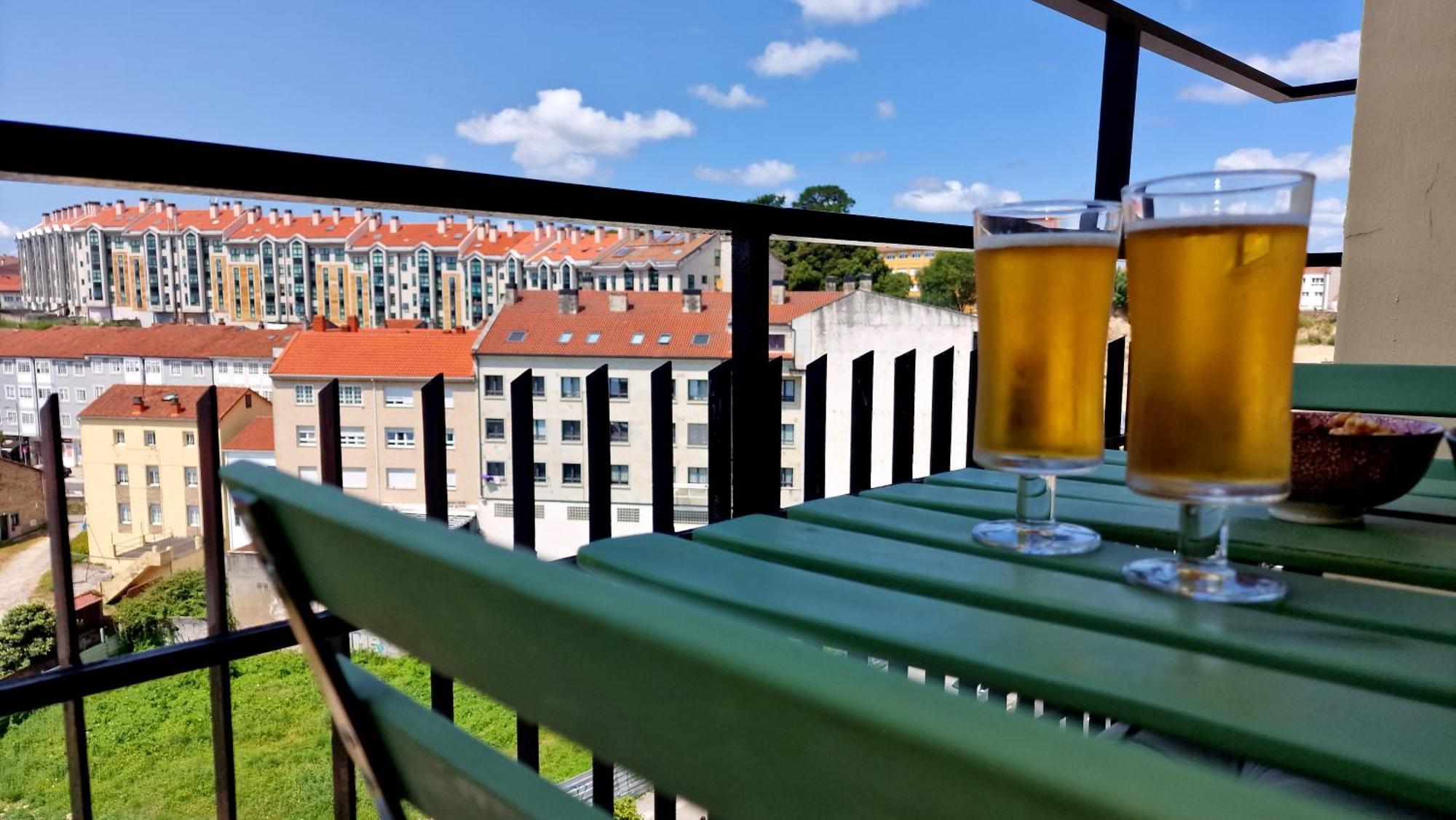 Soleado A Un Paseo De La Catedral Apartment ซานติอาโก เด กอมโปสเตลา ภายนอก รูปภาพ